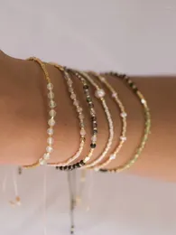 Strand KKBEAD Dainty Miyuki Bracelet bijoux pour femmes perles de rocaille simples minces Bracelets pierre naturelle Pulseras Mujer Moda bijoux