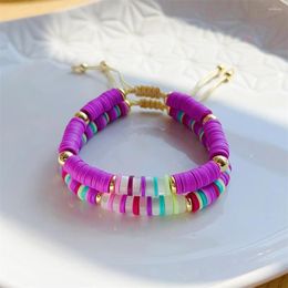 STRAND KKBEAD POLYMER CLAY HEISHI BRACELETS Geschenkenschaal Disc beads Bracelet Designer sieraden voor vrouwelijke accessoires Pulseras femme