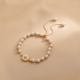 Accessori freddi semplici dei monili della perla del braccialetto femminile coreano di disegno di nicchia del filo Commercio all'ingrosso