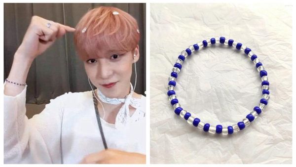 Strand Kpop Yunho ATEEZ Perles Bracelets À La Main Idol Même Coréen Bracelet Groupe De Jeunes Bracelet Pour Femmes Hommes Cadeau Bijoux