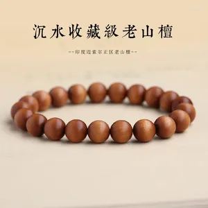 Pulsera de ébano de grado de colección Strand Laoshan Rift Grain para hombre