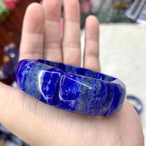 Strand Lapis Lazuli Stone Beads Bracelet Joya de joyería de piedras preciosas naturales para hombres Mujeres regalo al por mayor!