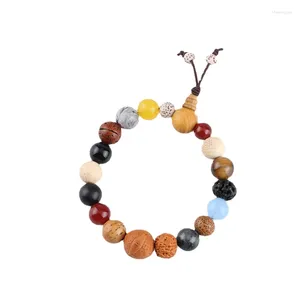 Strand Lingyin – Bracelet Bodhi à 18 graines, breloque pour hommes et femmes, accessoires de perles pour Couple, cadeau d'anniversaire