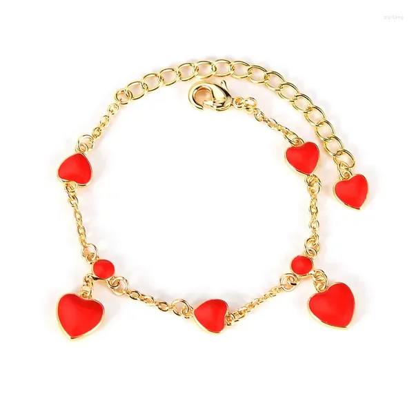 Le bracelet suspendu pour enfants Strand Little Heart est mignon et peut être porté tous les jours. C'est en automne