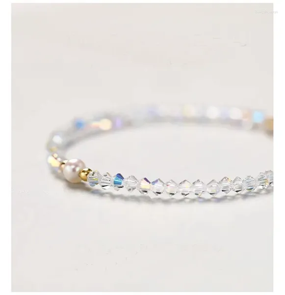 Brin De Luxe Bracelets Pour Femme Cristal Autrichien Perle Bracelet Cadeau Bijoux Perle Barcelet Ami Accessoires Gril