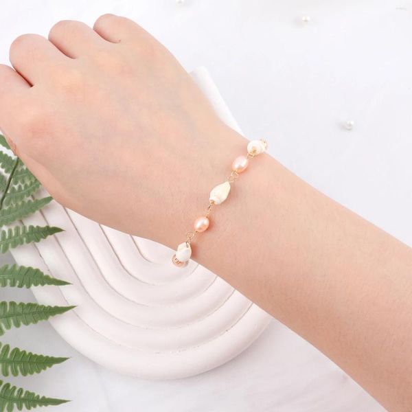 Pulsera Simple Strand Makersland para mujer, accesorios de joyería para mujer, venta al por mayor, joyería de moda, pulseras elegantes para niña