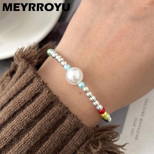 Strand Meyrroyu Summer plage arc-en-ciel Bracelet de la chaîne de perles perle pour femmes bijoux de mode de la mode Friend Friend Gift Pulseras Mujer