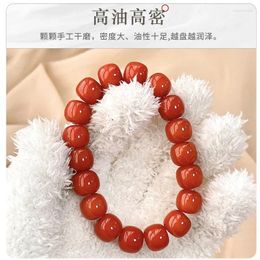 Strand Natural Bodhi Root Rouge Red Hand String Mariage de mariage Bonne chance