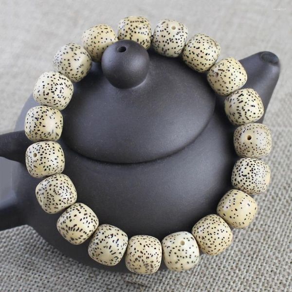 Bracelet de perles de rocaille Bodhi naturelles, fil étoile lune, prière pour hommes et femmes, vente en gros