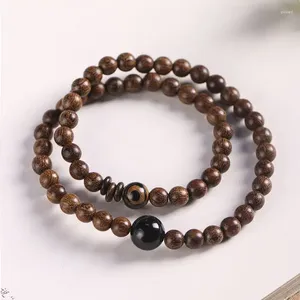 Bracelet de perles bouddhistes naturelles, multicouches, fait à la main, Mala avec perles de prière, pour hommes et femmes