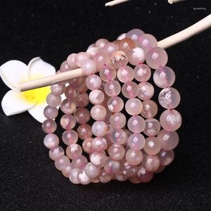 Strand Natural Cherry Sakura Agate Bracelet -like Madagascar Single Circle Wholesale