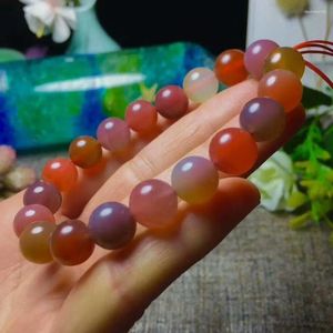 Bracelet de perles de cristal de Source de sel coloré naturel, brin 10.8-9.8mm