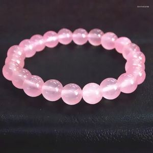 Strand Natural Crystal 0,8 cm Rock Ross Quartz kralen Tibetaanse Boeddha Gebed Mala armband voor vrouw Boeddhistische sieraden