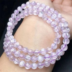 Bracelet à trois cercles en Kunzite naturelle, 1 pièce, mode de guérison, cristal Reiki Fengshui, bijoux, cadeau d'anniversaire