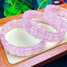 Bracelet Quartz Rose naturel brin guérison mode Reiki cristal homme femme Fengshui bijoux cadeau d'anniversaire 1 pièces 11x14mm