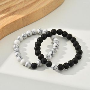 Strand Pierre Naturelle Couple Bracelet Pour Femmes Mode Tendance Petite Amie Perlé Anniversaire Cadeau Bijoux En Gros Ventes Directes