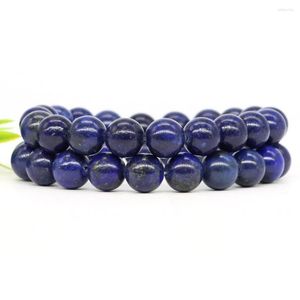 Strand Naturel Stone Round Perles bracelets lapis lazuli guérison chakra cristal chaîne de poignet femmes hommes