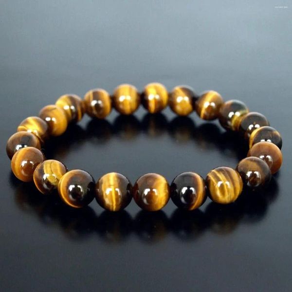 Stand Natural Stone Tiger Eye Opal Green Peacock Bread Bracelet Pendre Yoga Yoga Guérisse Énergie Femelle Bijoux masculin