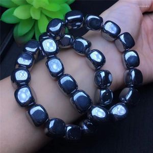 STRAND NATUURLIJKE TERAHERTZ SUGER CUBES kralen Bracelet Energy Stone Diy Sieraden voor man Vrouw Groothandel