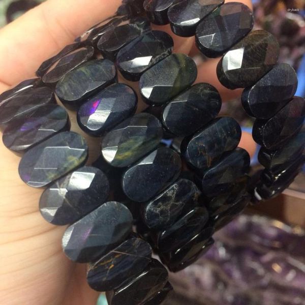 Strand Natural Tiger Eye Stone Beads Pulsera Gema Brazalete Encantador Para Mujer Regalo