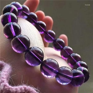 STRAND NATUURLIJKE URUGUAY AMethist Quartz Crystal Beads Bracelet 11,8 mm