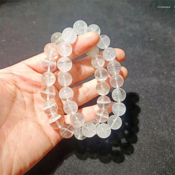 Strand Natural White Garden Quartz Bracelet Fashion Femmes Guérir bijoux bijoux Gemstone Reiki Energy Stone Gift 1PCS 7/8/10mm