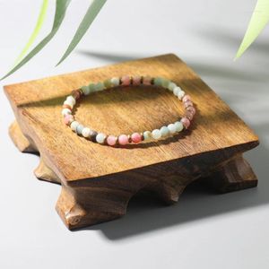 Bracelet en cristal de poudre naturelle OAIITE pour femmes, brin de 4mm, pierre d'amazon perlée, bijoux Reiki élégants, cadeau pour petite amie