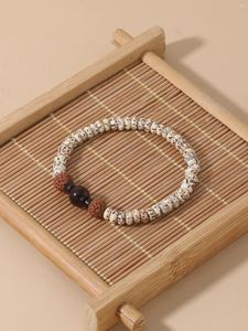 Brin OAIITE 8mm Bracelet oeil de tigre rouge mâle Bodhi perlé étoile lune femme prière Yoga méditation équilibre Reiki bijoux