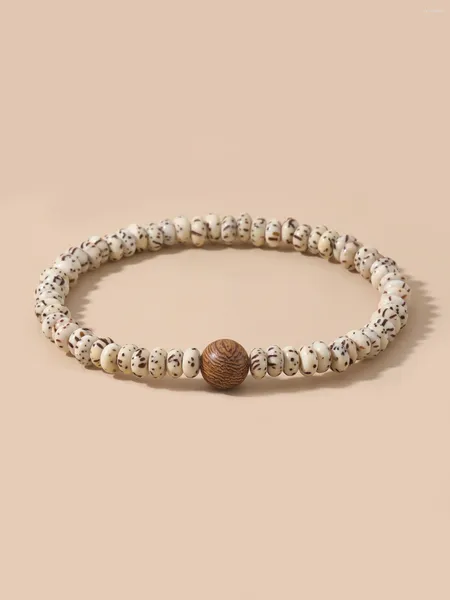 Strand OAIITE 8mm tibétain bouddhiste prière bracelet de perles en bois mâle étoile lune Bodhi femme méditation équilibre Reiki bijoux