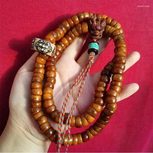 Strand Old Spirit Os Backflow Perles d'intestin de porc avec Tee Flexible Ring Cloud Back Personality Bracelet en gros en gros