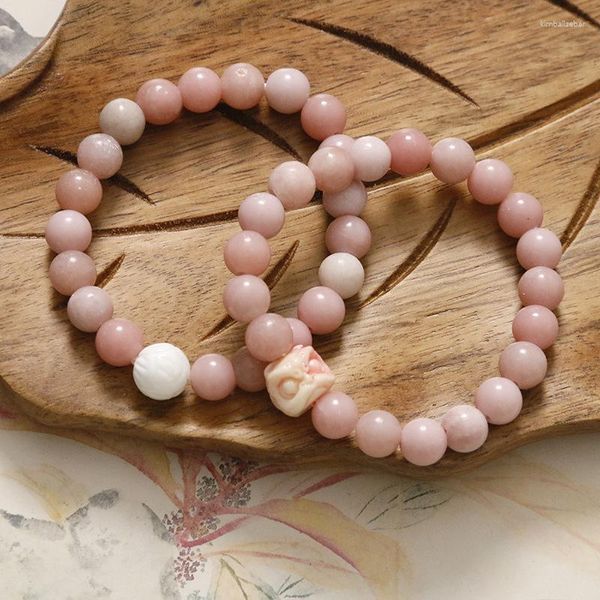 Strand Original Innovant Style Awakening Lion Natural Stone Powder Opal Bracelet