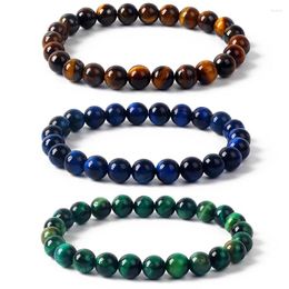 Bracelets originaux en œil de tigre Royal pour hommes, perles en pierre d'énergie naturelle, guérison Reiki pour femmes, bijoux de prière de Yoga