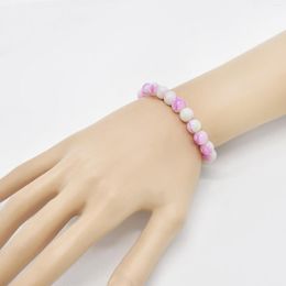 Strand Purple Pink kralen Bracelet Fashion Girl Fairy Temperament Pols Decoratieve kraal Koreaanse schattige sieradenaccessoires