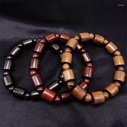 STRAND RODE Sandelhout ebbenhouten vat kralen armband retro houten Boeddha sieraden 3 modellen