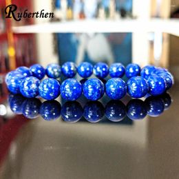 Strand Ruberthen Diseño 10 mm Lapises Natural Lazuli Pulsera de cuentas para hombres Gema Stone Bead