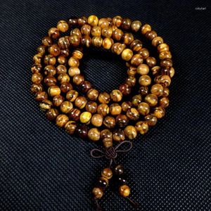 Strand Sennier Authentic 108 Perles 6 mm 8 mm Bouddha Bracelets Femmes hommes bijoux en bois brace