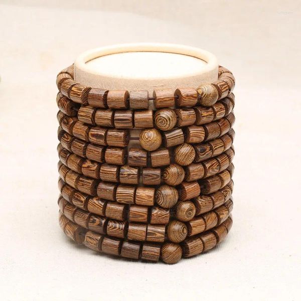 Brin petit produit de poulet aile perles de bois Bracelet Barrel en gros perles de baril23 pièces