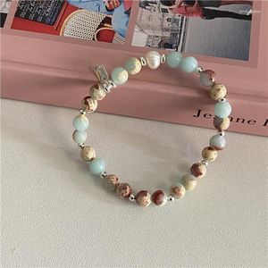 Strand Small Crowd Design Chinese jade armband mode veelzijdige natuurlijk kralen Valentijnsdag cadeau