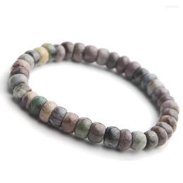 Strand sud-africain naturel Sugilite pierres précieuses guérison pierre cristal boulier Marquise perles Bracelets 7mm