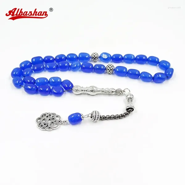 Strand Tasbih AGATES NATURALES AGATES PELANTES DE PELACIÓN MUSLIM MUSLIMES MISBAHA 33 45 51 66 99BADS Rosario profesional