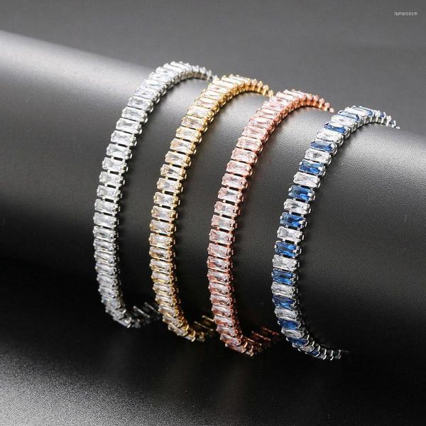 Strand TENGTENGFIT couleur or zircon cubique Tennis bracelets pour femme bracelet Style coréen cristal main chaîne bijoux de mode 2023