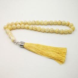 Strand Tesbih 2023 Style coquille naturelle Tasbih cadeau spécial pour le Ramadan perles de prière musulmane 33 Tespih Islam bijoux Bracelet