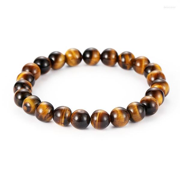 Strand Tiger Eye Picasso Hématite Perles Stretch Bracelet Hommes Charme Pierre Naturelle Braslet Pour Femmes Mode Bijoux Pulseras