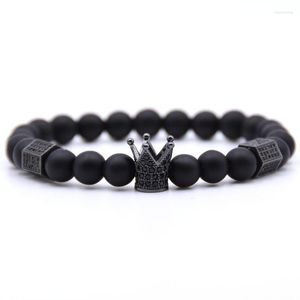 STRAND Trendy Imperial Crown Stoppers armbanden mannen natuursteen kralen voor vrouwen sieraden pulseras mujer bileklik erkek