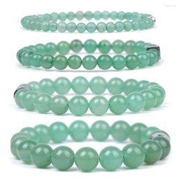 Strand UODCM Ethnique Yoga Vert Aventurine Bracelets Énergie Reiki Guérison Pierre Naturelle Perles Pour Femmes Hommes Bijoux