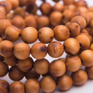 Pulsera elástica de madera perfumada de Vietnam, joyería de moda para hombres y mujeres, 10mm, 108 cuentas, cuentas redondas de oración de Aloeswood 2023 Ly