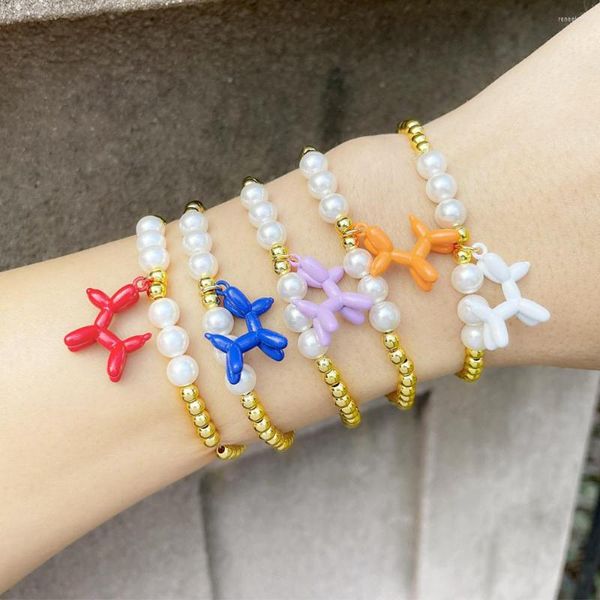 Strand Vlen lindo brazalete de encanto para perros para mujeres joyas de regalo de amigas joyas de oro de alta calidad joyas chapadas