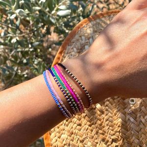 Strand Vlen multicolore Boho Miyuki perles de rocaille Bracelets délicats pour les femmes plaqué or Bracelet pile Surf Pulseras bijoux d'été