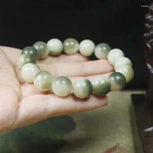 Bodhi – Bracelet à fleurs flottantes en Jade blanc, 12mm, artisanat, ornement de chapelet