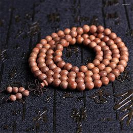 Strand Wholesale 6/8 mm Couleur d'origine Bruma Rosewood 108 Perles de bouddha multi-cercle